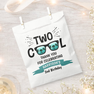 Two Cool Boys 2nd Birthday Favour Bag