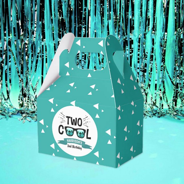 Two Cool Boys 2nd Birthday Favour Box (Creator Uploaded)