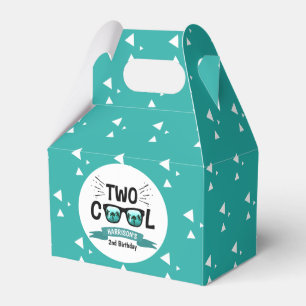 Two Cool Boys 2nd Birthday Favour Box
