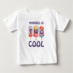 Two Cool Colourful Popsicle  Baby T-Shirt