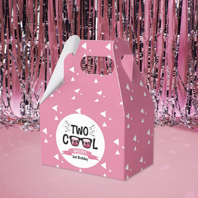 Two Cool Girls 2nd Birthday Favour Box (Creator Uploaded)