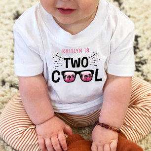 Two Cool Girls 2nd Birthday Toddler T-Shirt
