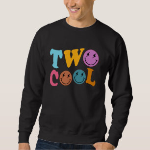Two Cool One Happy Boy Girl Kid Birthday Theme KID Sweatshirt