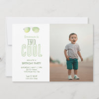 Two Cool Second Birthday Invitation