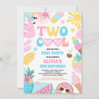 Two Cool Tropical Summer Beach 2nd Birthday Party