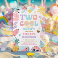 Two Cool Tropical Summer Beach 2nd Birthday Party