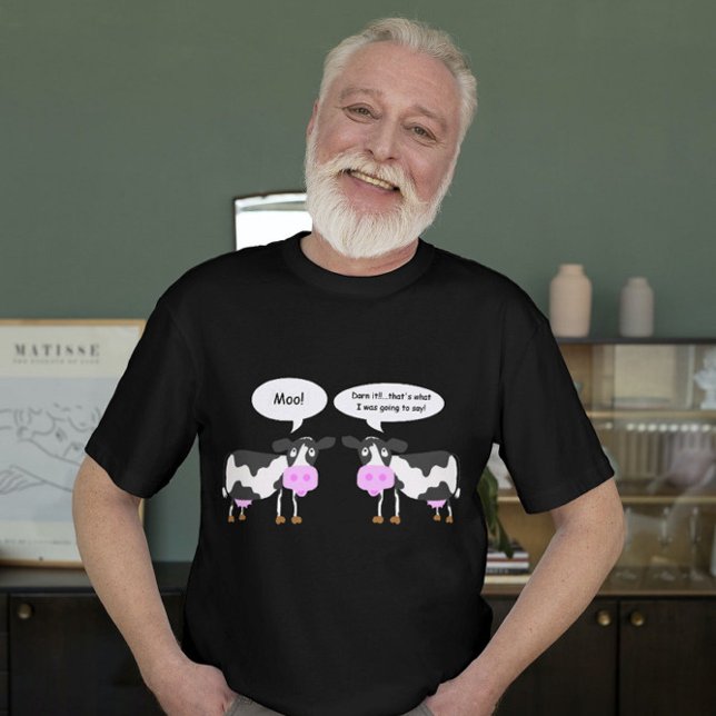 Two Cows Joke T-Shirt (Creator Uploaded)
