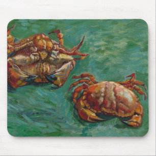 Two Crabs by Vincent van Gogh Mouse Pad