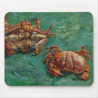 Two Crabs by Vincent van Gogh Mouse Pad