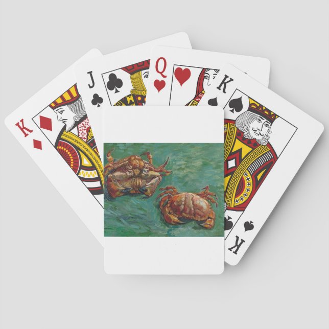 Two Crabs by Vincent van Gogh Playing Cards (Back)