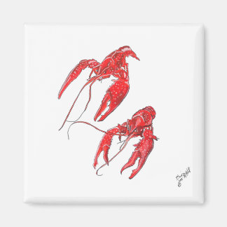 Two Crawfish Magnet