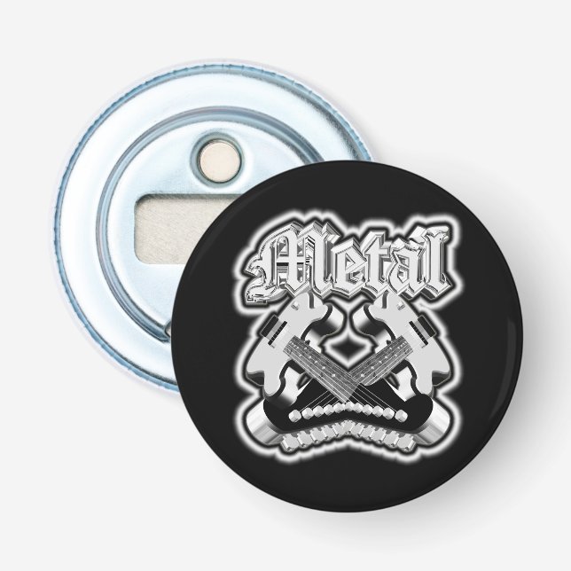 Two crossing guitars bottle opener (Front)