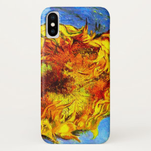 Two Cut Sunflowers Van Gogh iPhone X Case