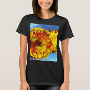 Two Cut Sunflowers Van Gogh T-Shirt