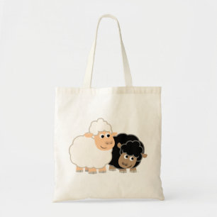 Two Cute Cartoon Sheep Bag