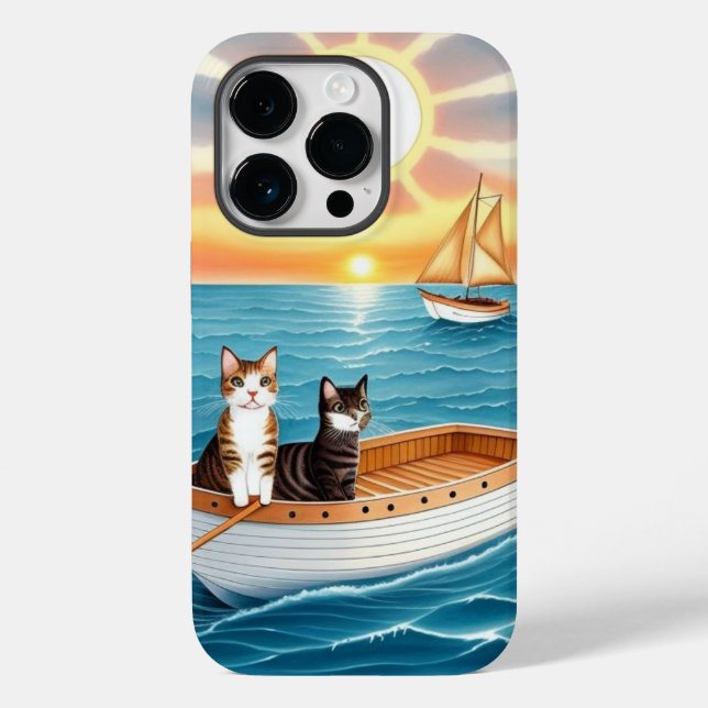 Two Cute Cats  Case-Mate iPhone Case (Back)