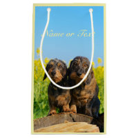 Two Cute Dachshund Dogs Dackel Photo Personalised