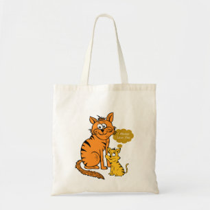 two cute, loving tigers I always love you Tote Bag