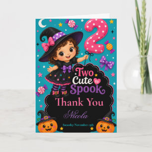 Two Cute to Spook Thank You Card