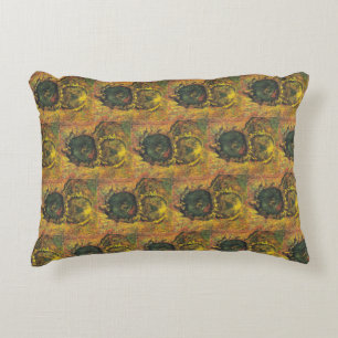 Two cutted sunflowers by Vincent van Gogh Decorative Cushion