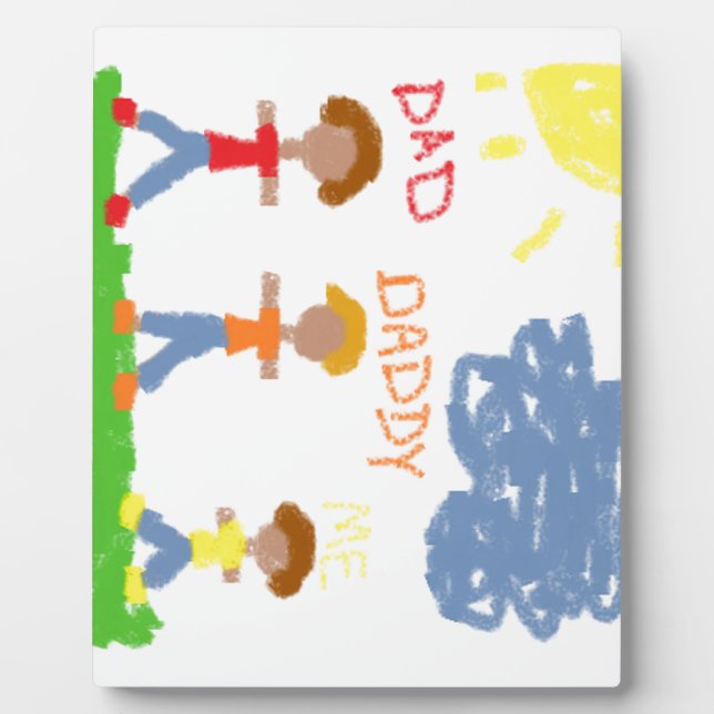 Two Dads and a Son. Plaque (Front)