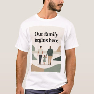 Two dads baby shower T-Shirt
