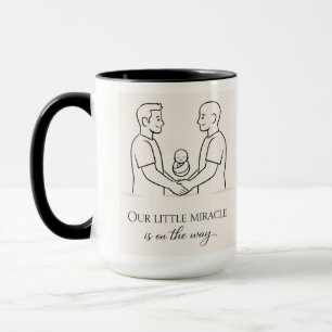 Two dads expecting baby-Celebrating LGBTQ Mug