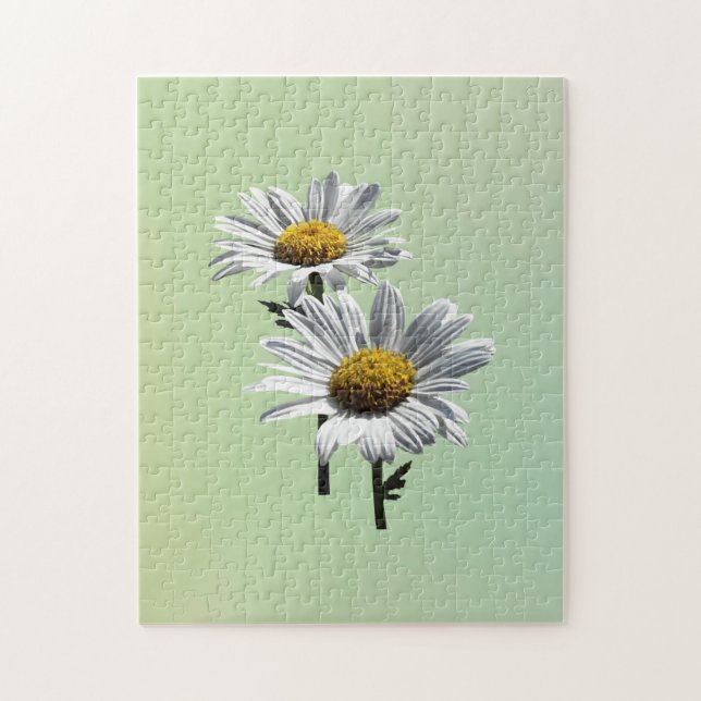 Two Daisies in Sunshine Jigsaw Puzzle (Vertical)