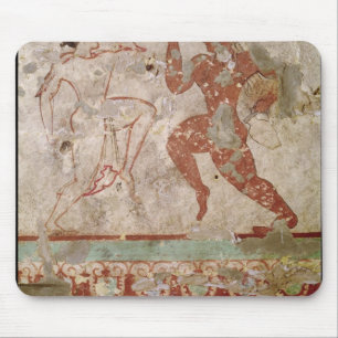 Two Dancers and Dolphins Mouse Pad