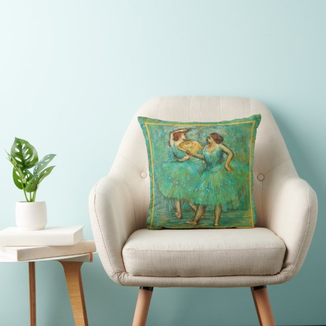 Two Dancers, Degas Art Decorative Cushion (Chair)