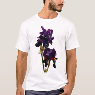 Two Dark Purple Irises T-Shirt