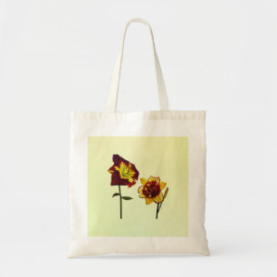 Two Daylilies having a Chat Tote Bag