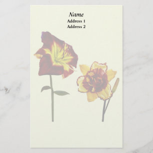 Two Daylilies having a Chat Wedding Products Stationery