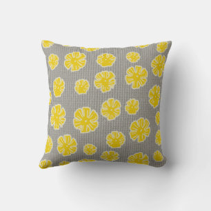Two design throw pillows