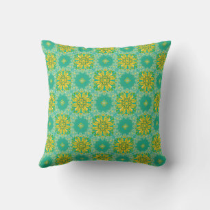 Two design throw pillows