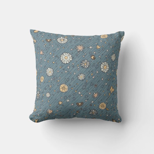 Two design throw pillows (Front)
