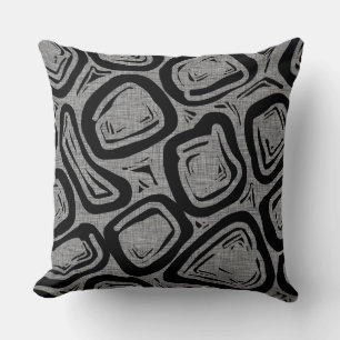 Two Designs Mid Century Modern Atomic Shapes Cushion