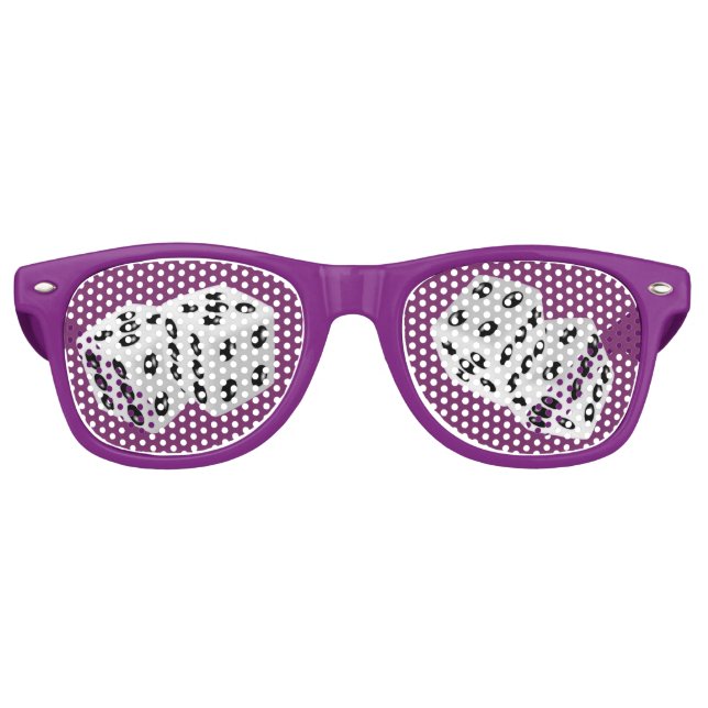 Two Dice Retro Sunglasses (Front)