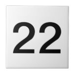 Two Digit Number Tiles<br><div class="desc">Ceramic letter tiles.  Upper or lower case letter tiles.  You customise with the letter or letters you need for your ceramic tile or mosaic sign.  Letter tile for weather proof signs,  house numbers,  apartment numbers,  room numbers.</div>