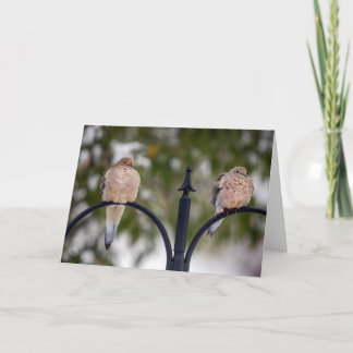 Two Doves Blank Note Card
