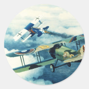 Two Down to Glory by William S. Phillips Classic Round Sticker