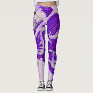 Two Dragons, Three Suns Leggings