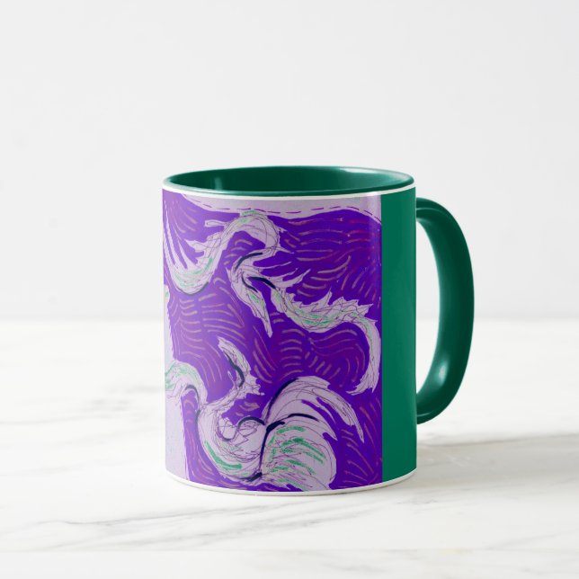 Two Dragons, Three Suns Mug (Front Right)