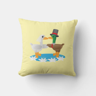 Two Ducks, One Pond, Forever Cushion