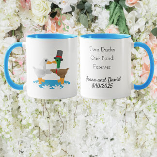 Two Ducks, One Pond, Forever Mug