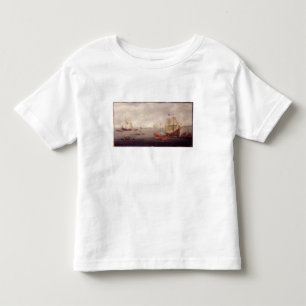 Two Dutch Men o'War Accompanied by Ottoman State B Toddler T-Shirt