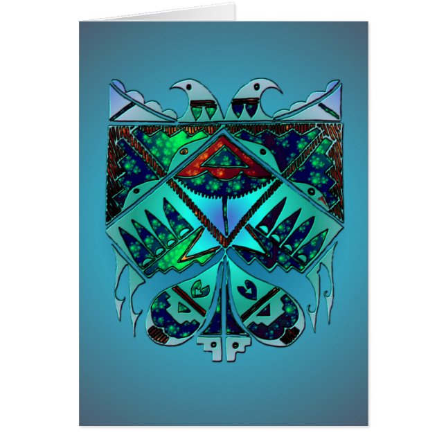 Two Eagles Blank Card (Front)