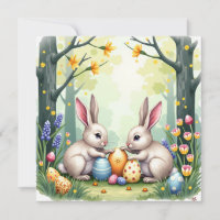 Two Easter Bunnies