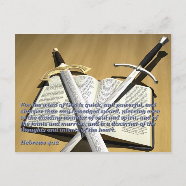 Two Edged Sword Postcard (Front)