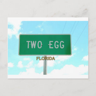 TWO EGG, FLORIDA POSTCARD